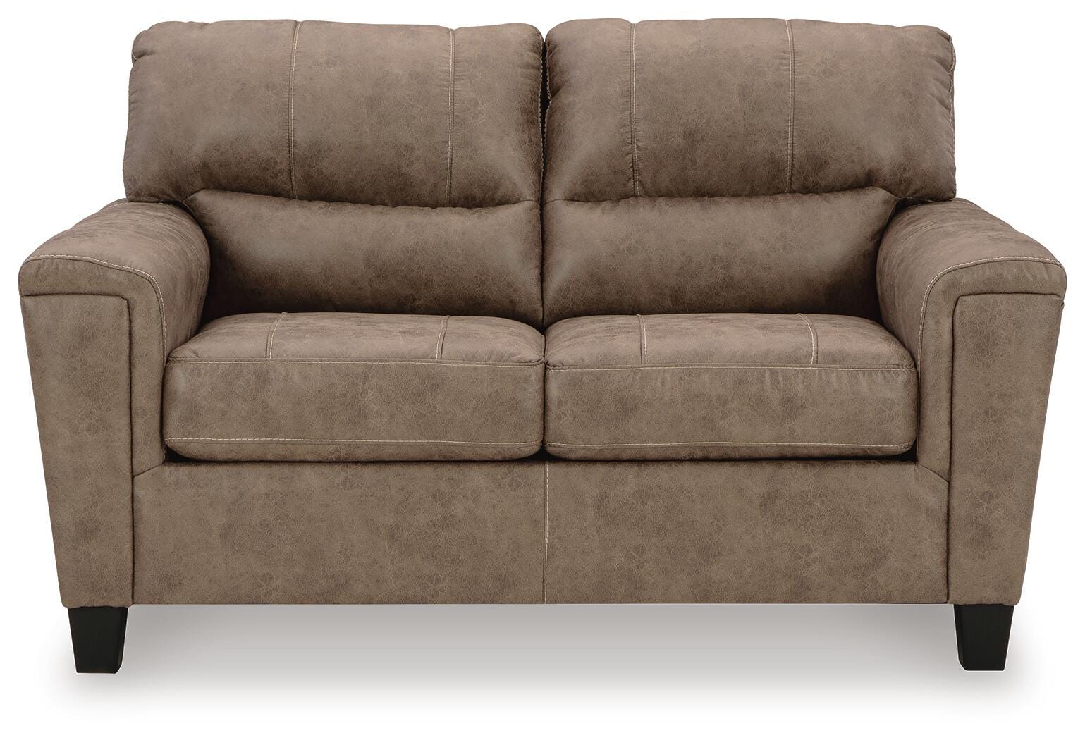 Navi Loveseat - Dark Brown (1)