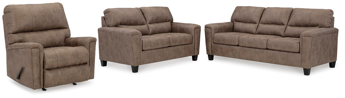 Navi Sofa, Loveseat and Recliner - Fossil (2)