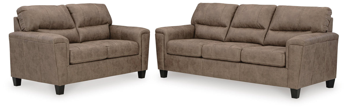 Navi Sofa and Loveseat - Fossil (2)