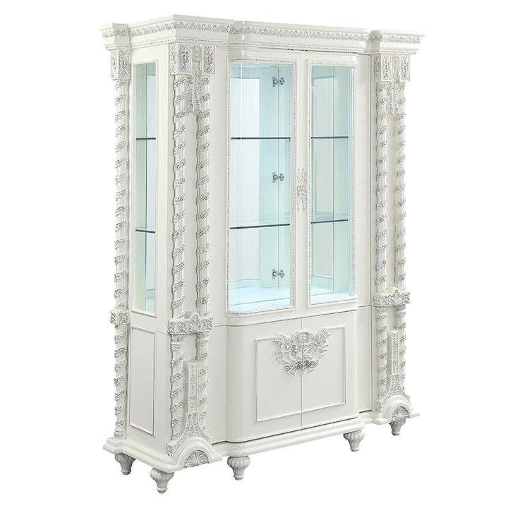 ACME Furniture Vanaheim Curio Antique White