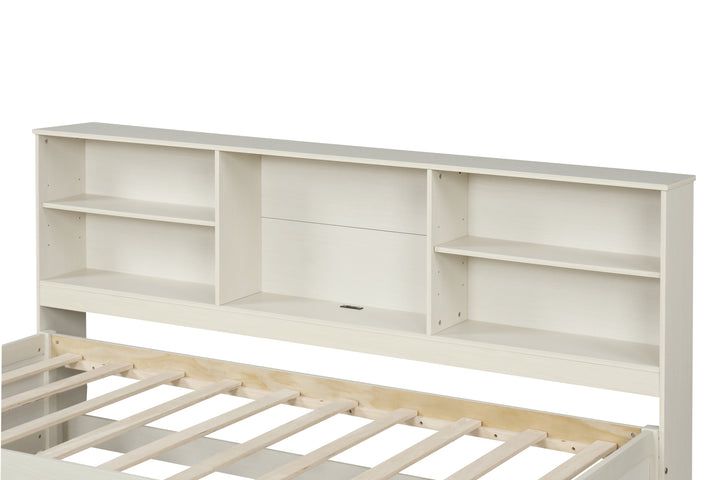 twin-size-bed-frame-with-side-bookshelves-two-drawers-and-built-in-usb-port-creamy-white-color