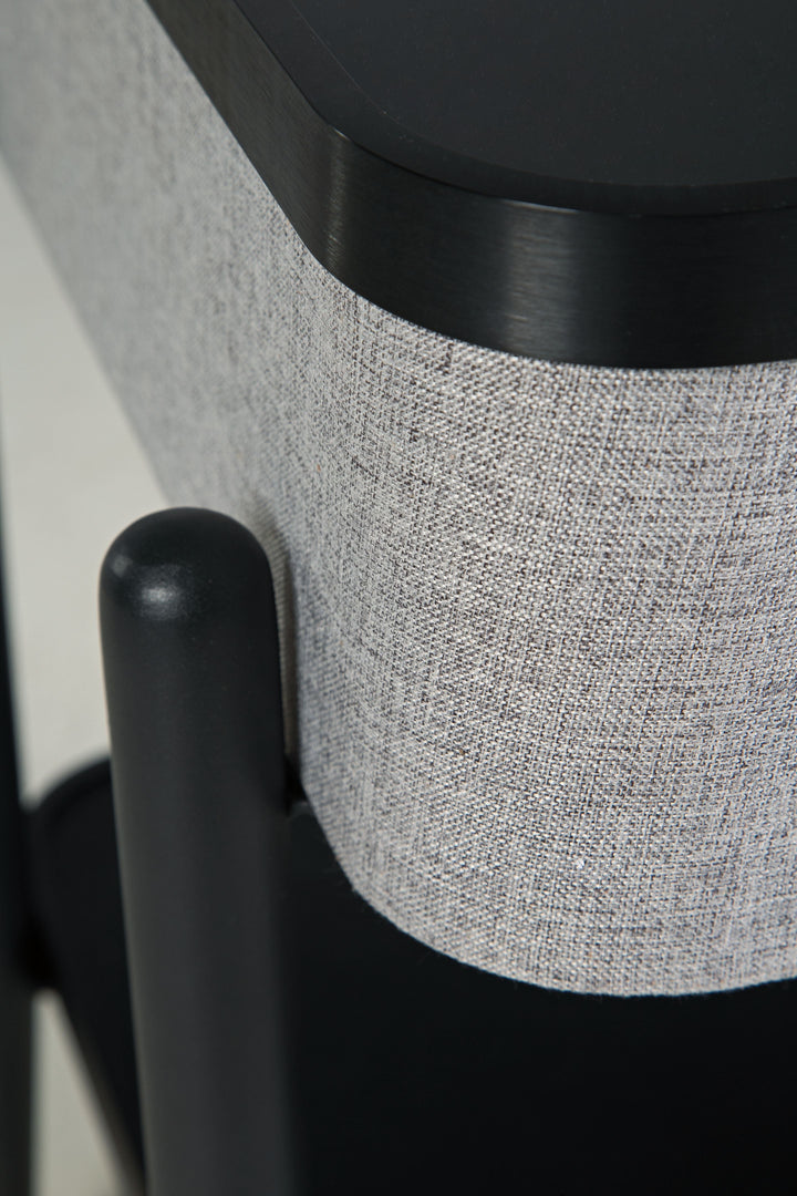 Jorvalee - Accent Table with Speaker - Gray / Black