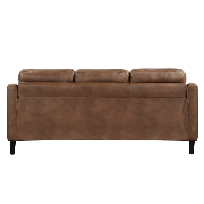 Mallory Microfiber 77" Brown Sofa