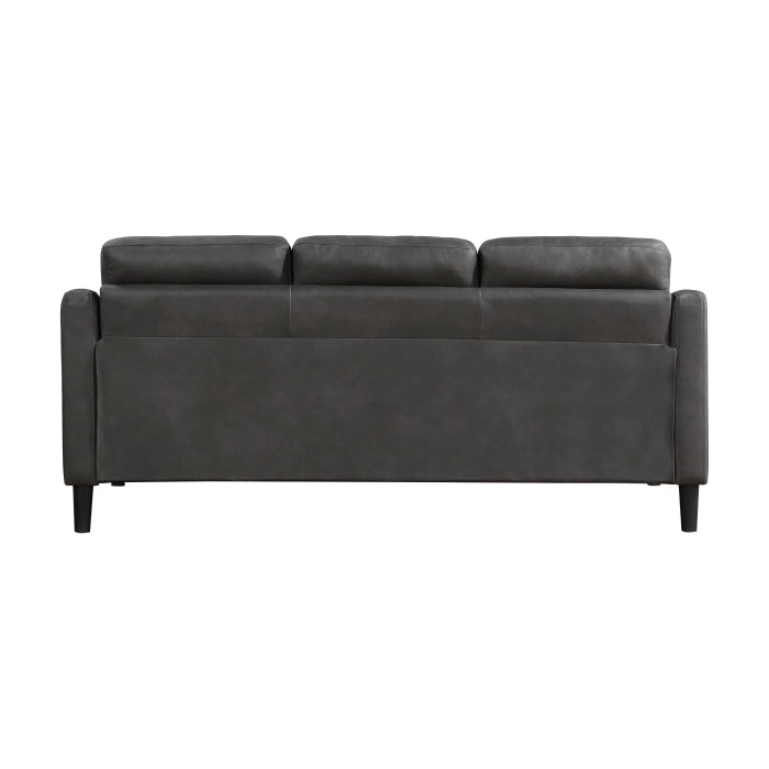 Mallory Microfiber 77" Gray Sofa