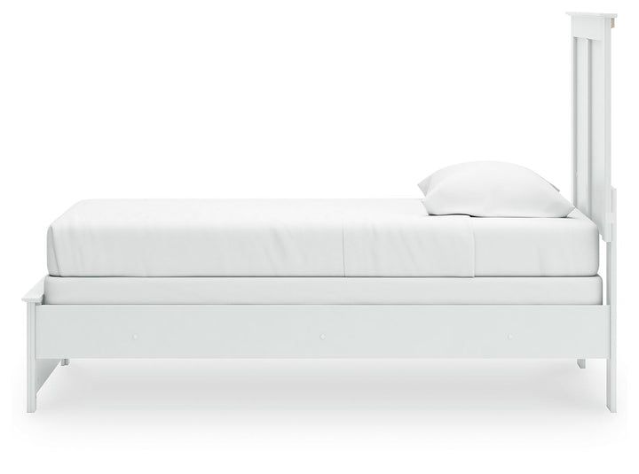 Bostwick Shoals - Twin Panel Bed With Framed Footboard - White by Ashley Furniture product image