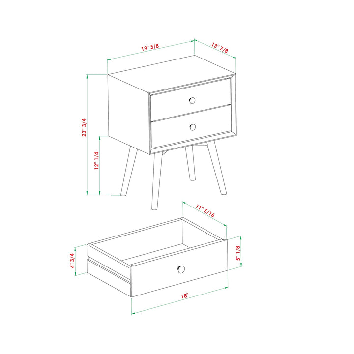 mid-century-modern-double-drawer-solid-wood-nightstand-walnut-finish-pine-wood