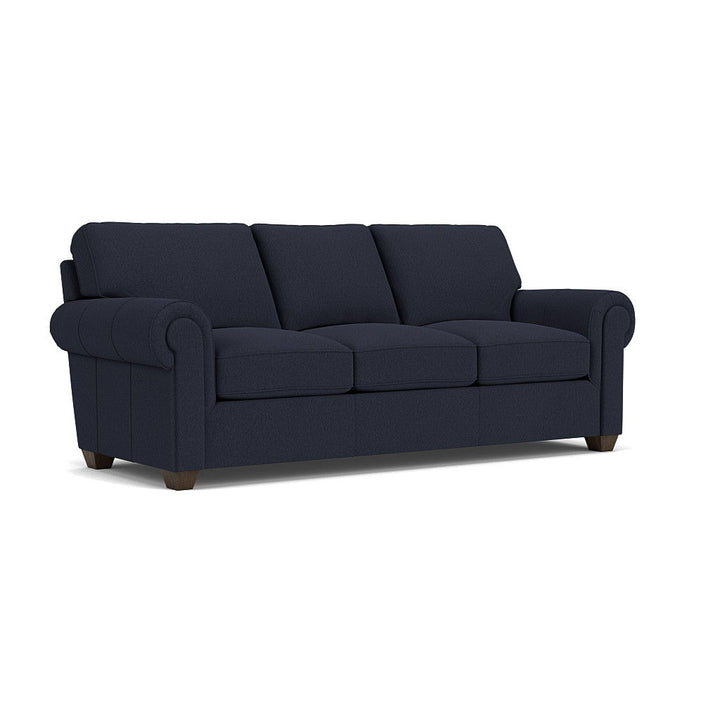 Flexsteel B3937-31 Carson  Leather Sofa  Black
