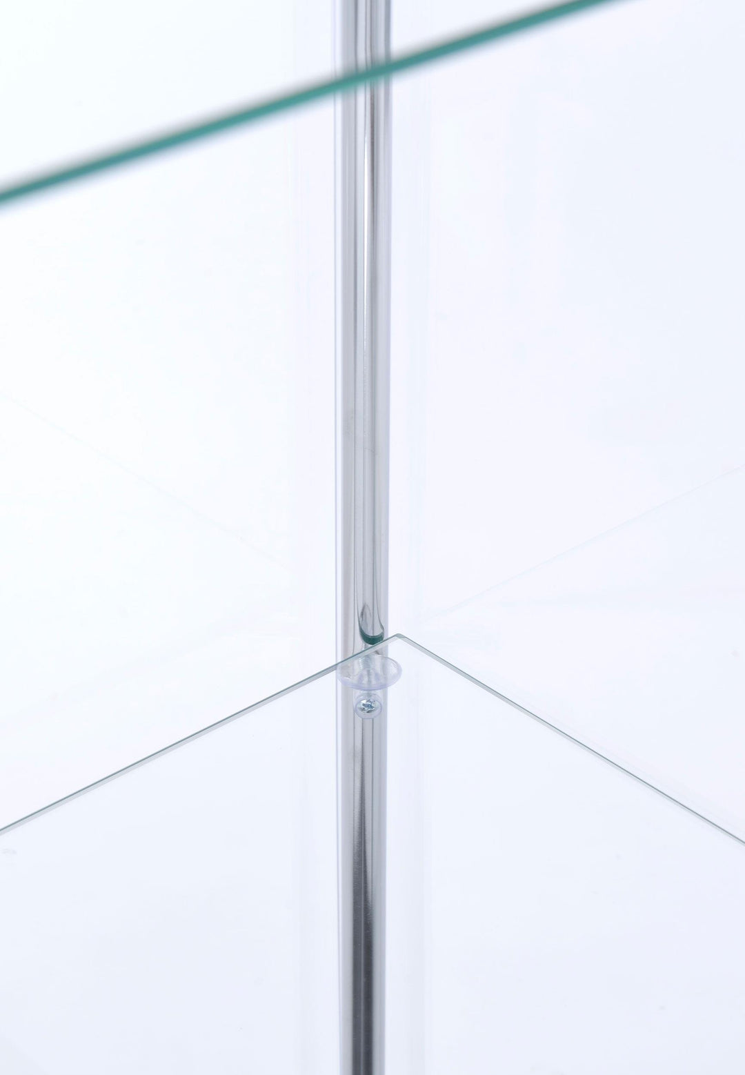 Coaster Furniture 950172 Bellatrix 4-shelf Clear Glass Curio Cabinet Cappuccino