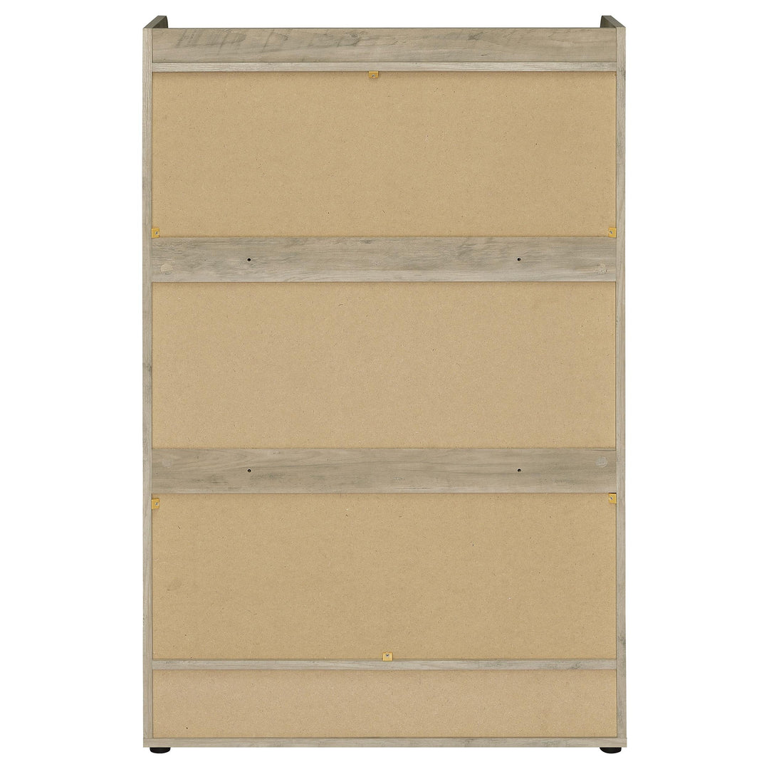 Coaster Furniture 950403 Denia 3-tier Engineered Wood Shoe Cabinet White