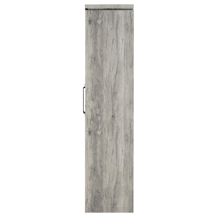 Coaster Furniture 950783 Alejo 2-door Engineered Wood Tall Cabinet Grey Driftwood