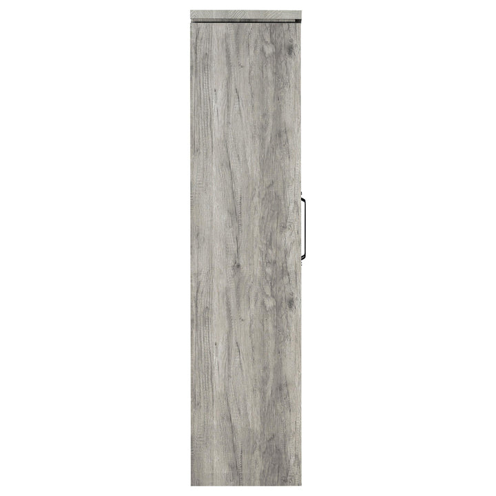 Coaster Furniture 950783 Alejo 2-door Engineered Wood Tall Cabinet Grey Driftwood