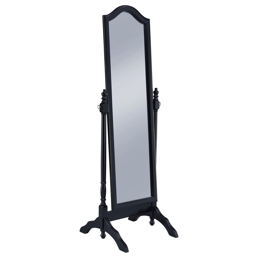 Coaster Furniture 950801 Cabot Wood Adjustable Full Length Cheval Mirror Black