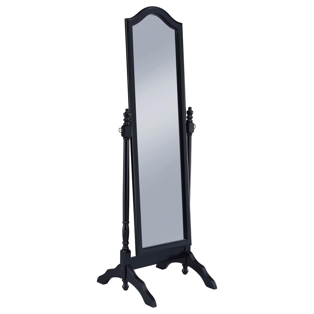 Coaster Furniture 950801 Cabot Wood Adjustable Full Length Cheval Mirror Black