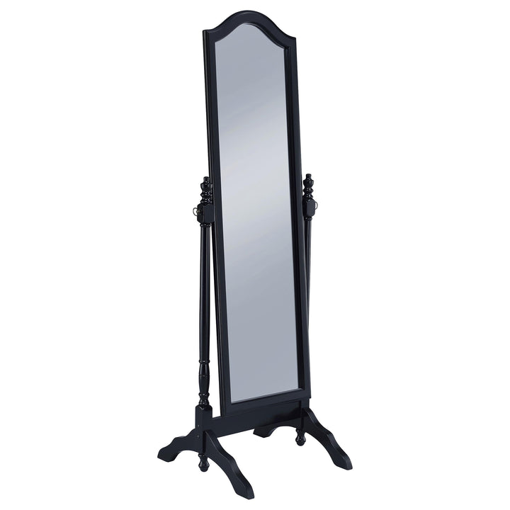 Coaster Furniture 950801 Cabot Wood Adjustable Full Length Cheval Mirror Black