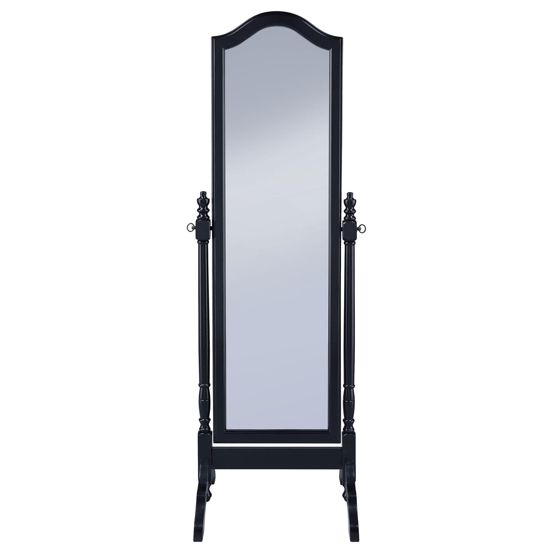 Coaster Furniture 950801 Cabot Wood Adjustable Full Length Cheval Mirror Black