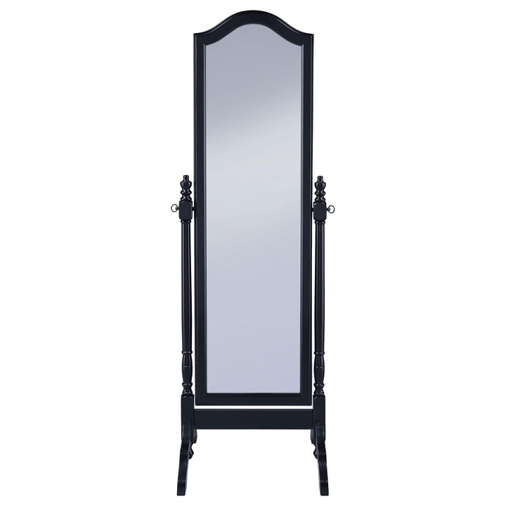 Coaster Furniture 950801 Cabot Wood Adjustable Full Length Cheval Mirror Black