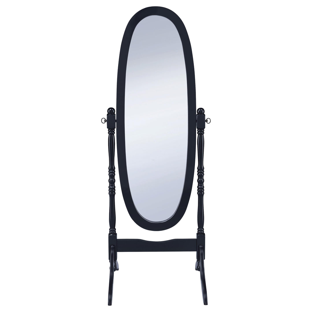 Coaster Furniture 950803 Foyet Wood Adjustable Full Length Cheval Mirror Black
