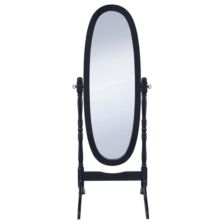 Coaster Furniture 950803 Foyet Wood Adjustable Full Length Cheval Mirror Black