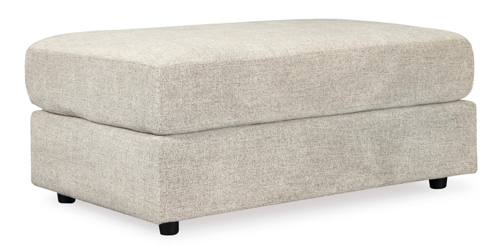 Soletren Chair and Ottoman - Stone (5)