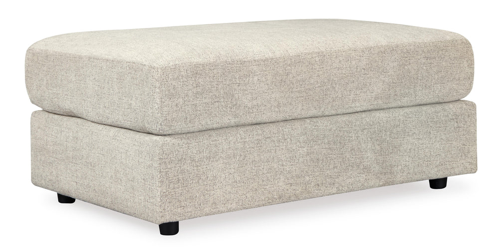 Soletren Chair and Ottoman - Stone (5)