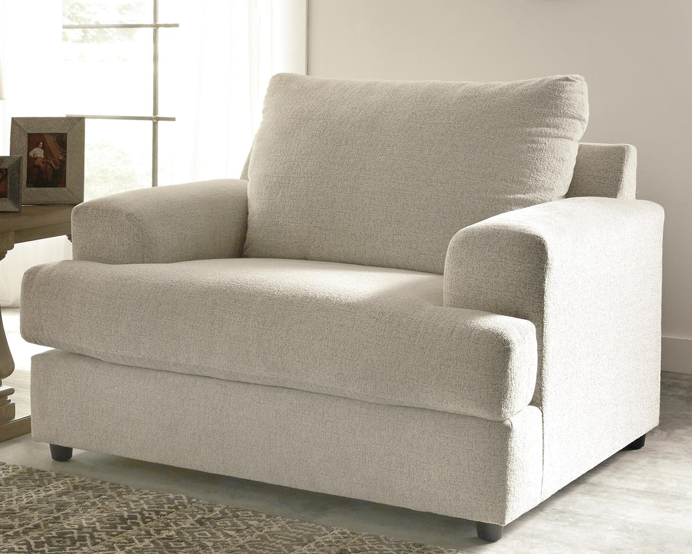 Soletren Sofa, 2 Chairs, and Ottoman - Stone (9)