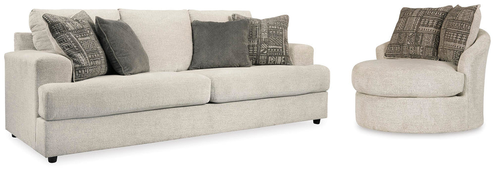 Soletren Sofa and Chair - Stone (2)