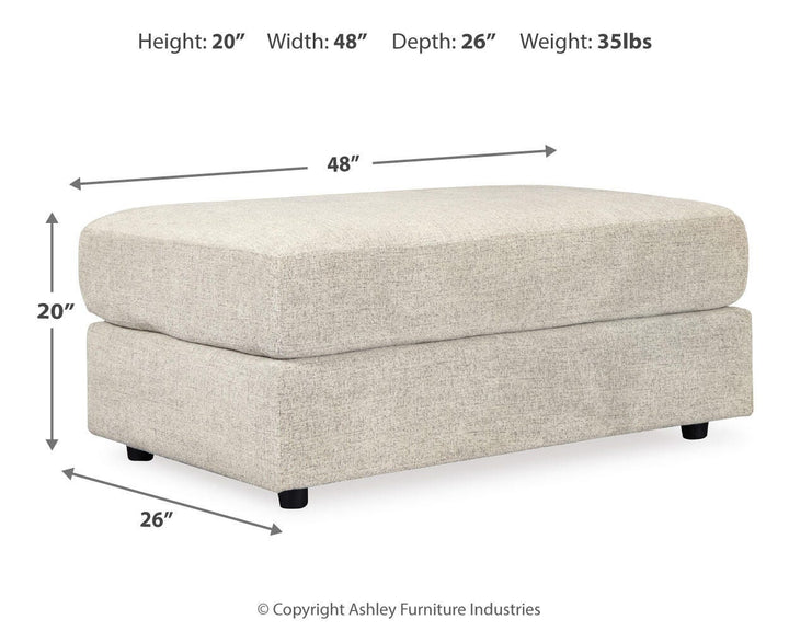 Soletren Oversized Ottoman - Beige (4)