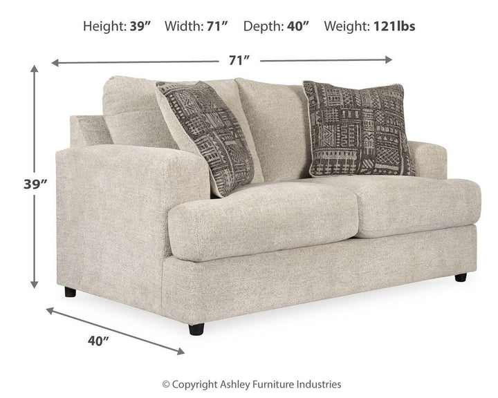 Soletren Loveseat - Beige (6)