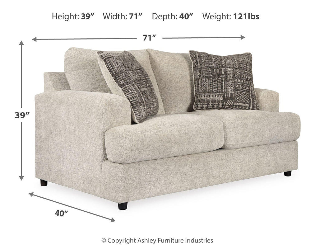 Soletren Loveseat - Beige (6)