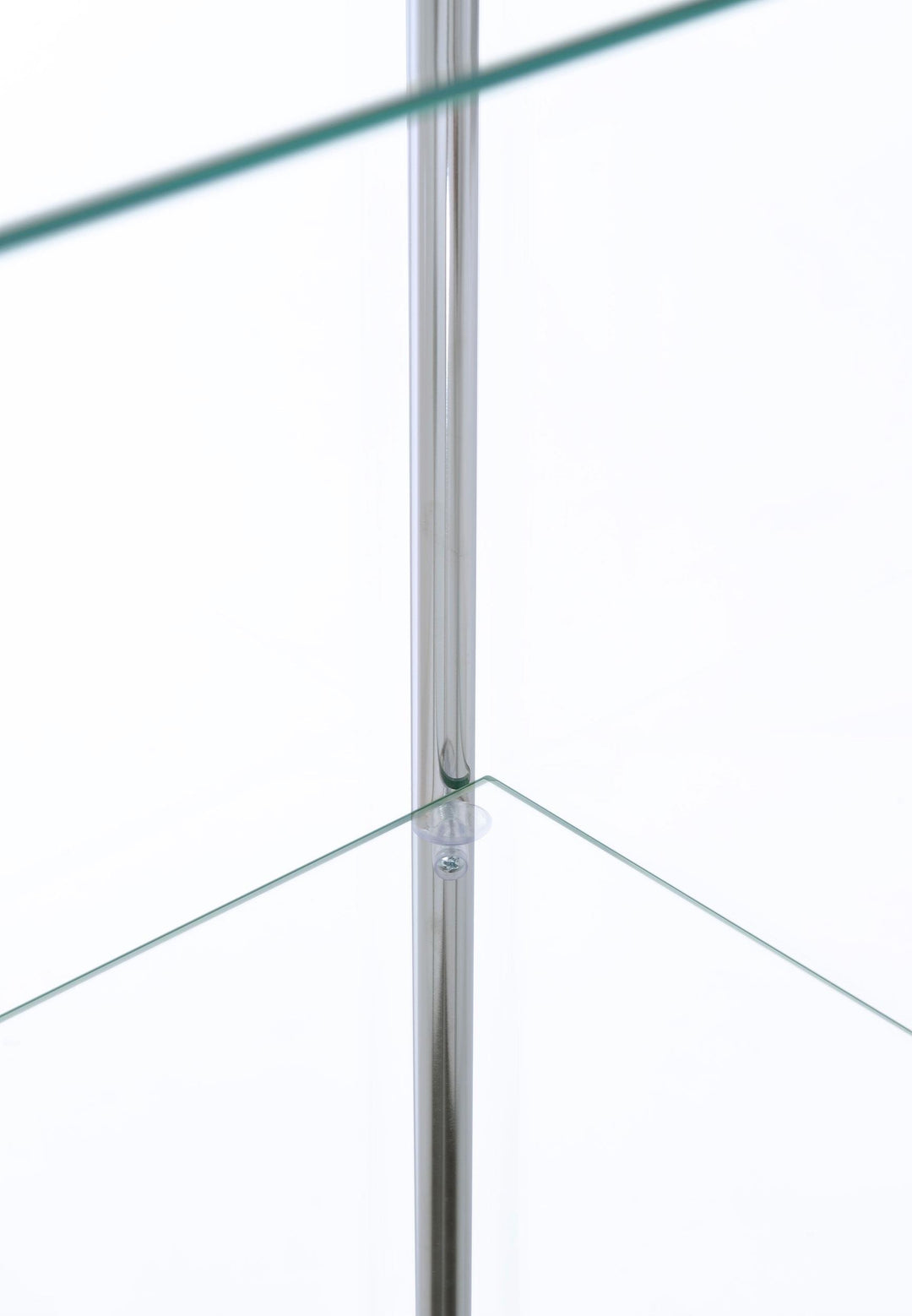 Coaster Furniture 951072 Bellatrix 4-shelf Clear Glass Curio Cabinet White