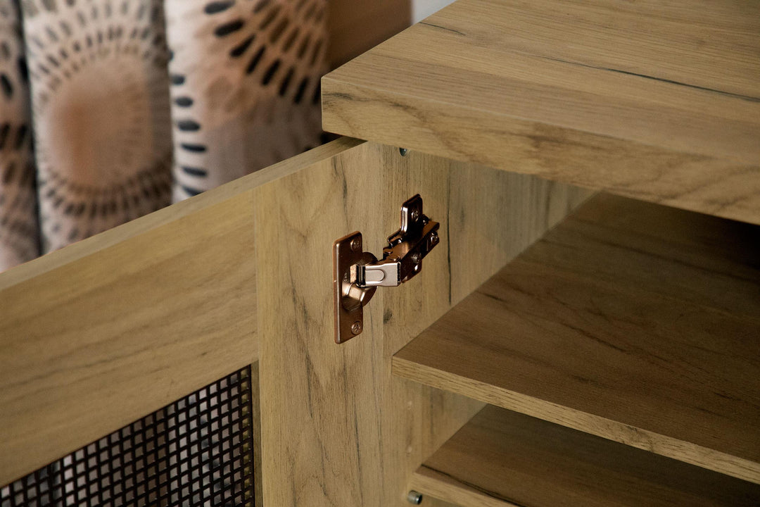 Coaster Furniture 951107 Bristol 6-shelf Engineered Wood Shoe Cabinet Golden Oak