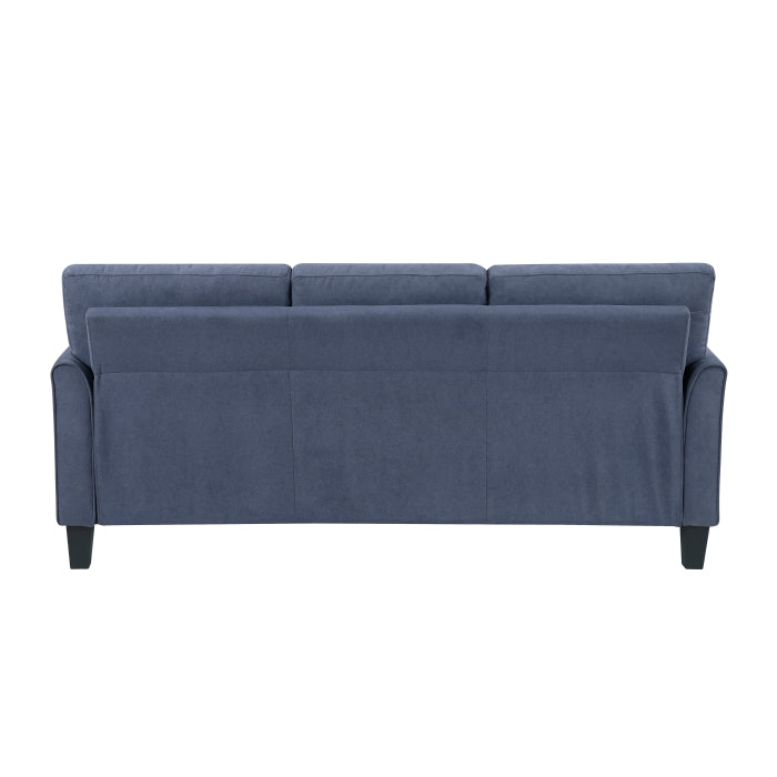 Aliana Contemporary 79" Blue Sofa