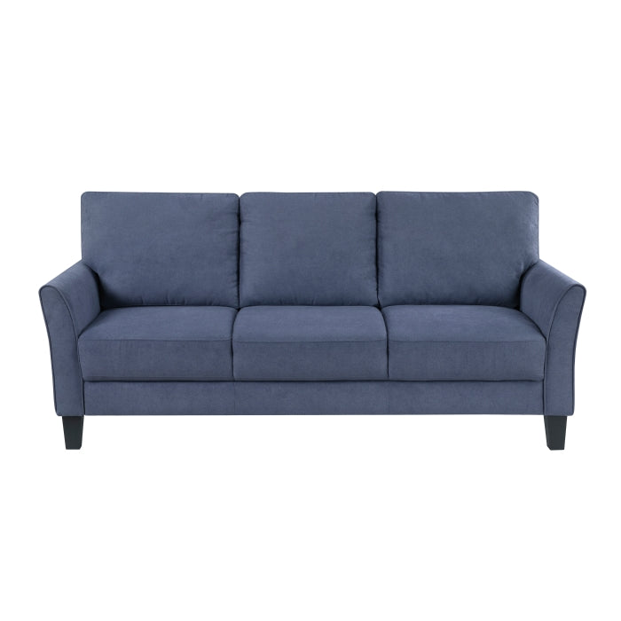 Aliana Contemporary 79" Blue Sofa