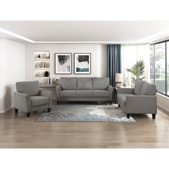 Aliana Contemporary 79" Chocolate Sofa