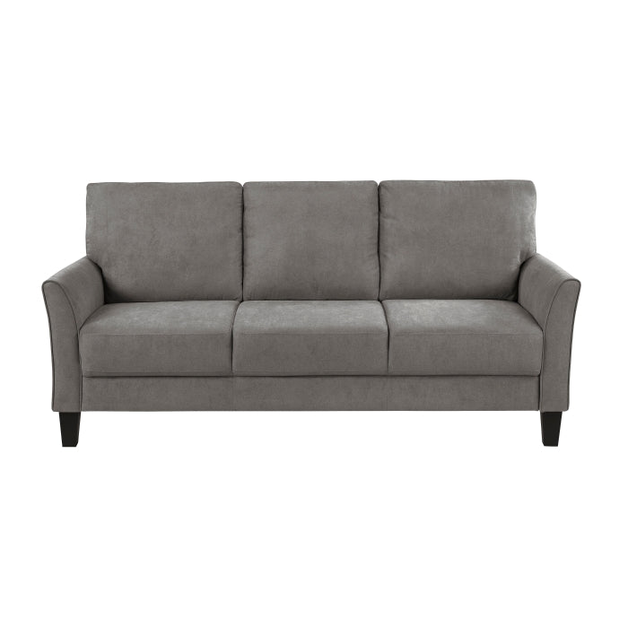 Aliana Contemporary 79" Chocolate Sofa