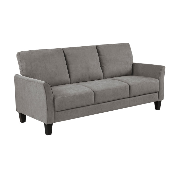 Aliana Contemporary 79" Chocolate Sofa