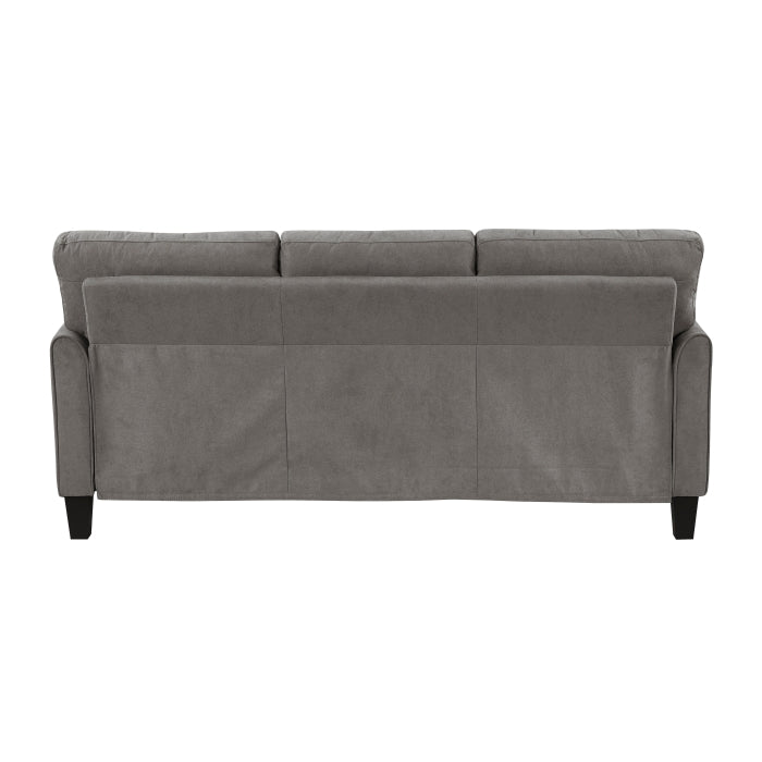 Aliana Contemporary 79" Chocolate Sofa