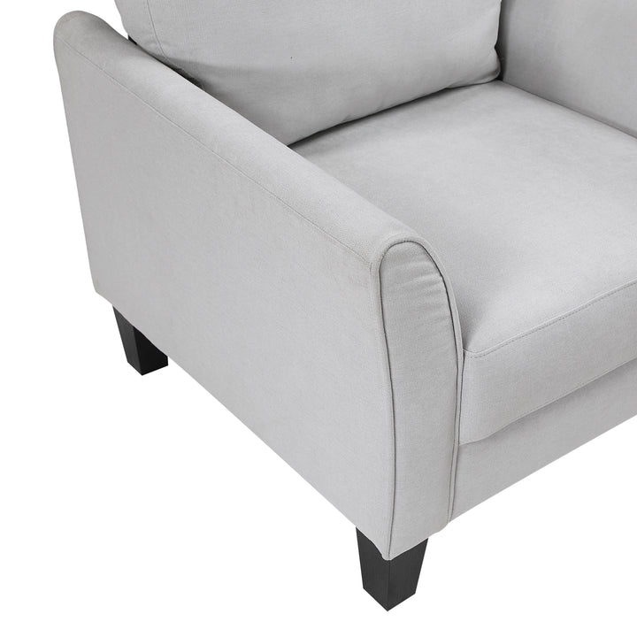 Aliana Contemporary 79" Gray Sofa