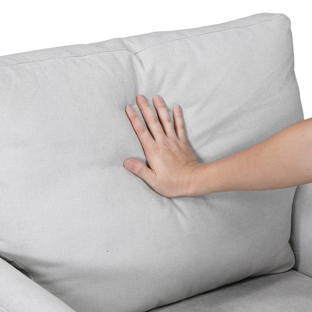 Aliana Contemporary 79" Gray Sofa