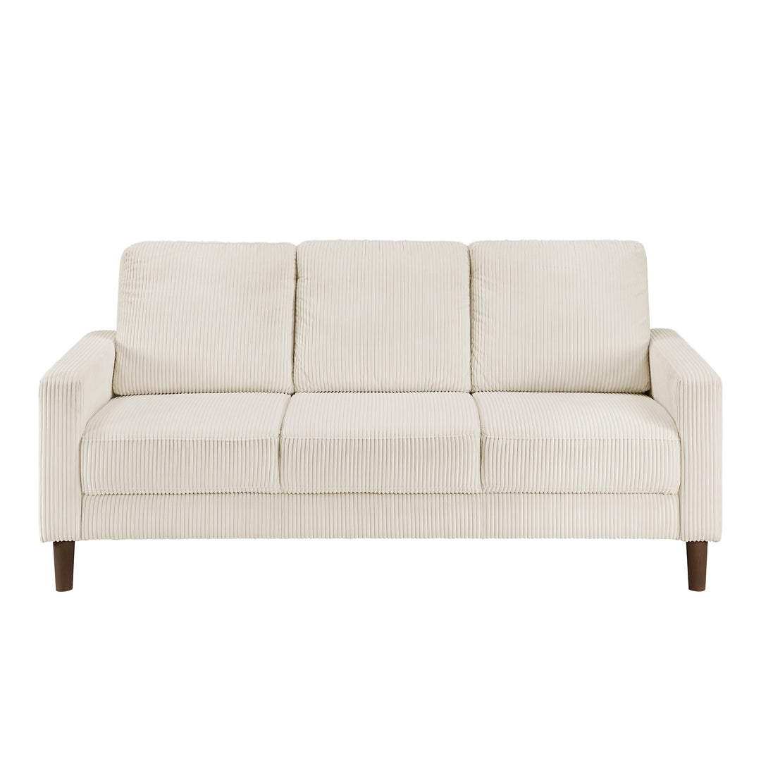 Crandall 77" Beige Track Arm Sofa