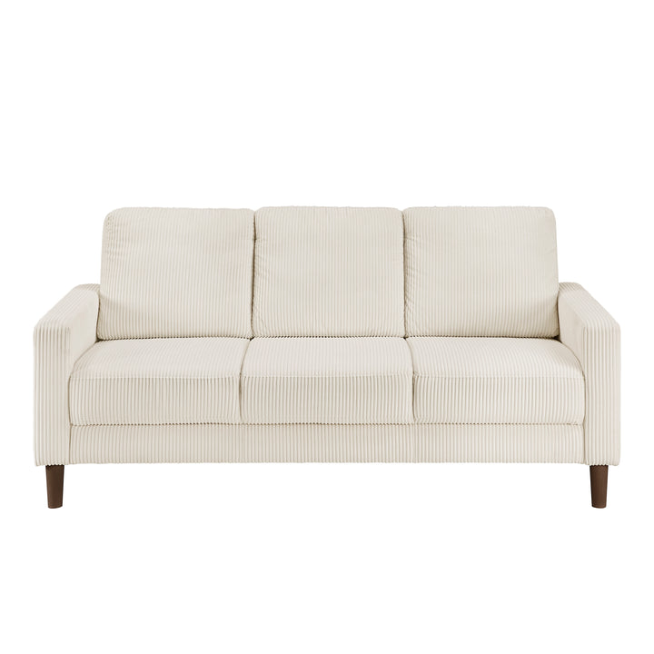 Crandall 77" Beige Track Arm Sofa