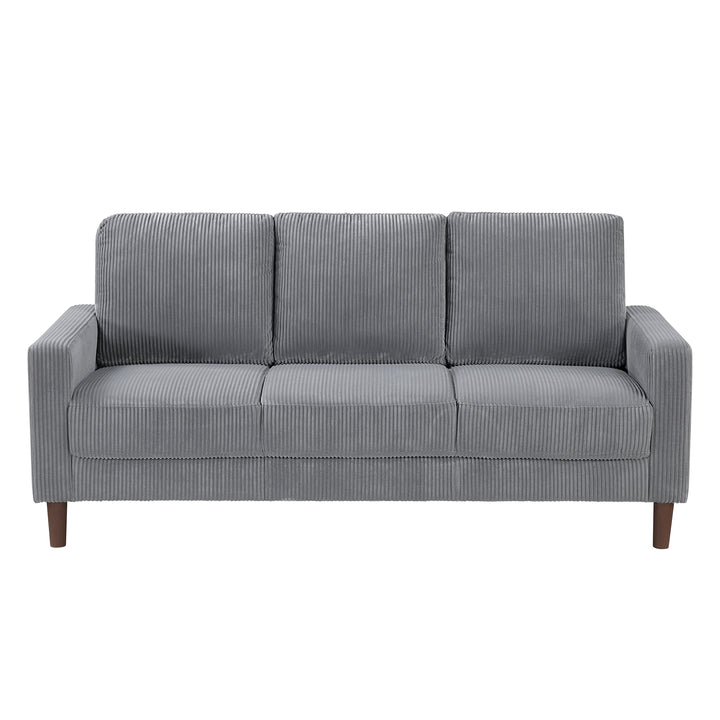 Crandall 77" GrayTrack Arm Sofa