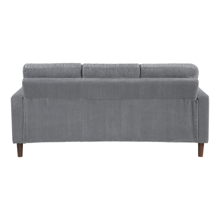 Crandall 77" GrayTrack Arm Sofa