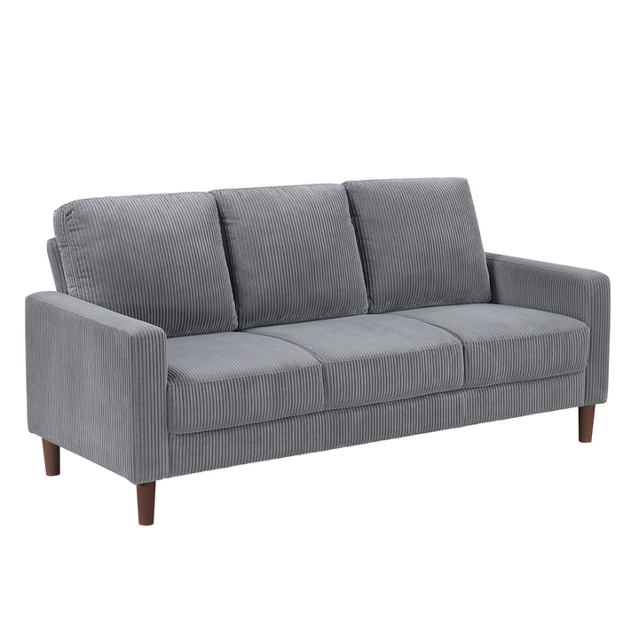 Crandall 77" GrayTrack Arm Sofa