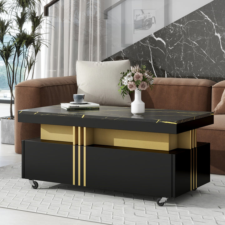 on-trend-contemporary-coffee-table-with-faux-marble-top