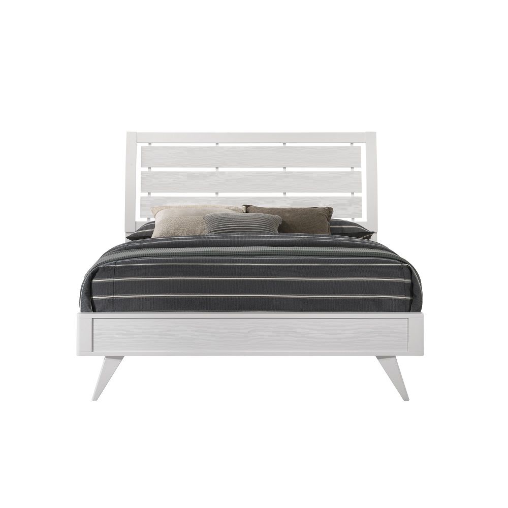 Cerys - Queen Bed - White
