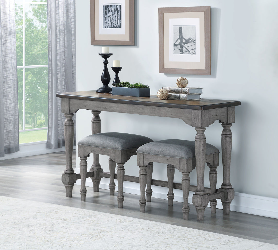 Plymouth  Sofa Table  Gray