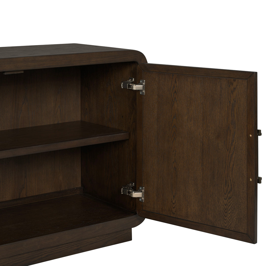 Flexsteel W1013-063 Athens  Large Entertainment Base  Dark Brown