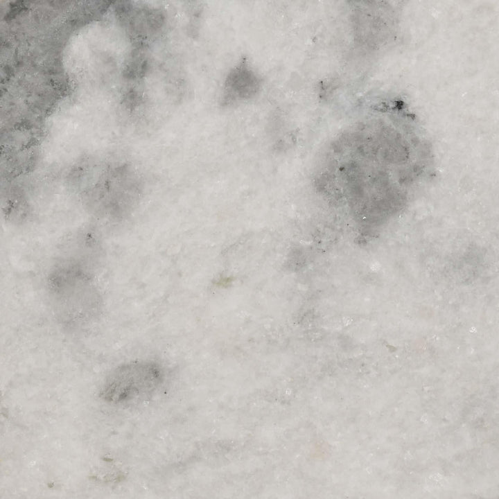 Coaster Furniture 959562 Malthe Round Marble Top Accent Side White and Antique Gold