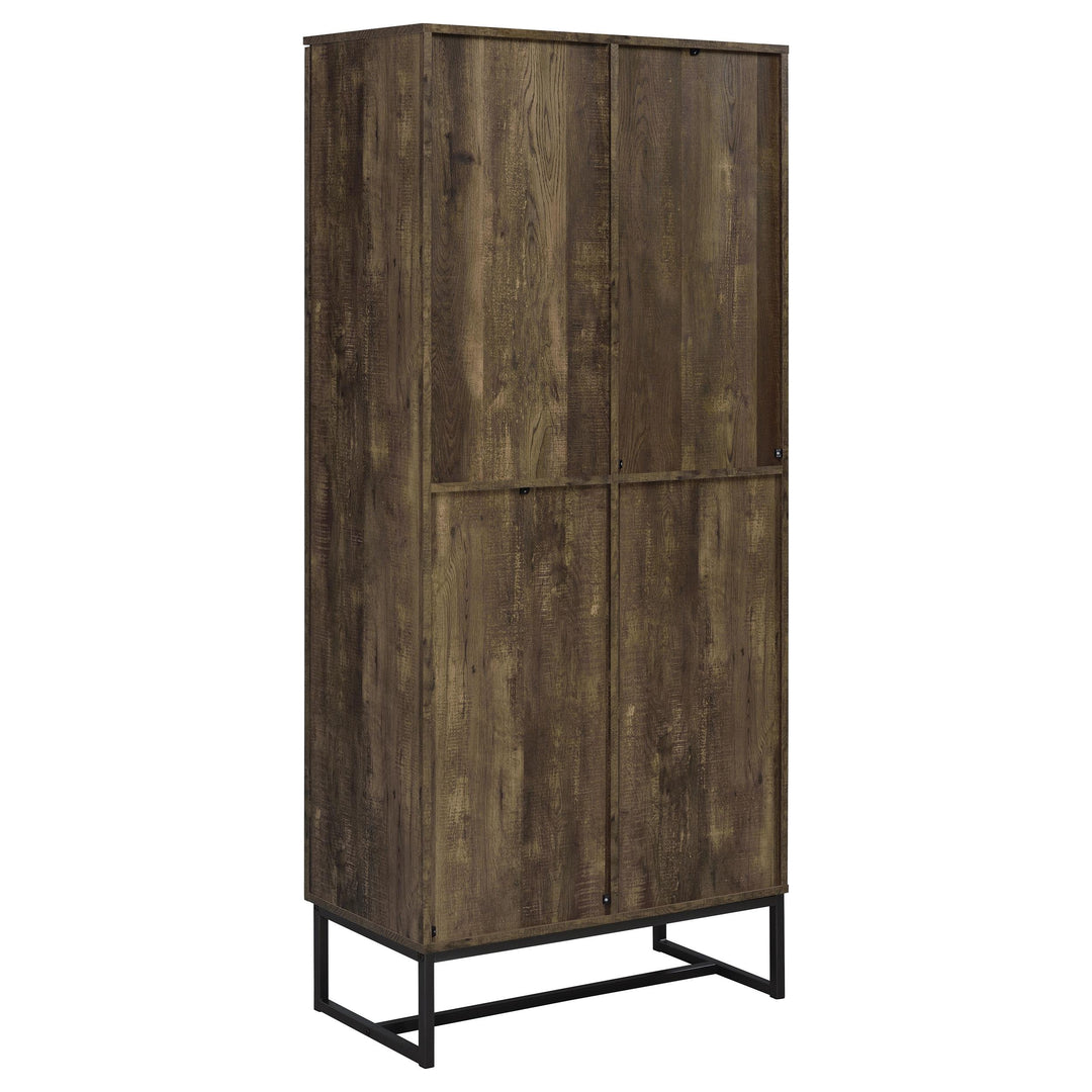 Coaster Furniture 959640 Carolyn 2-door Engineered Wood Accent Cabinet Rustic Oak